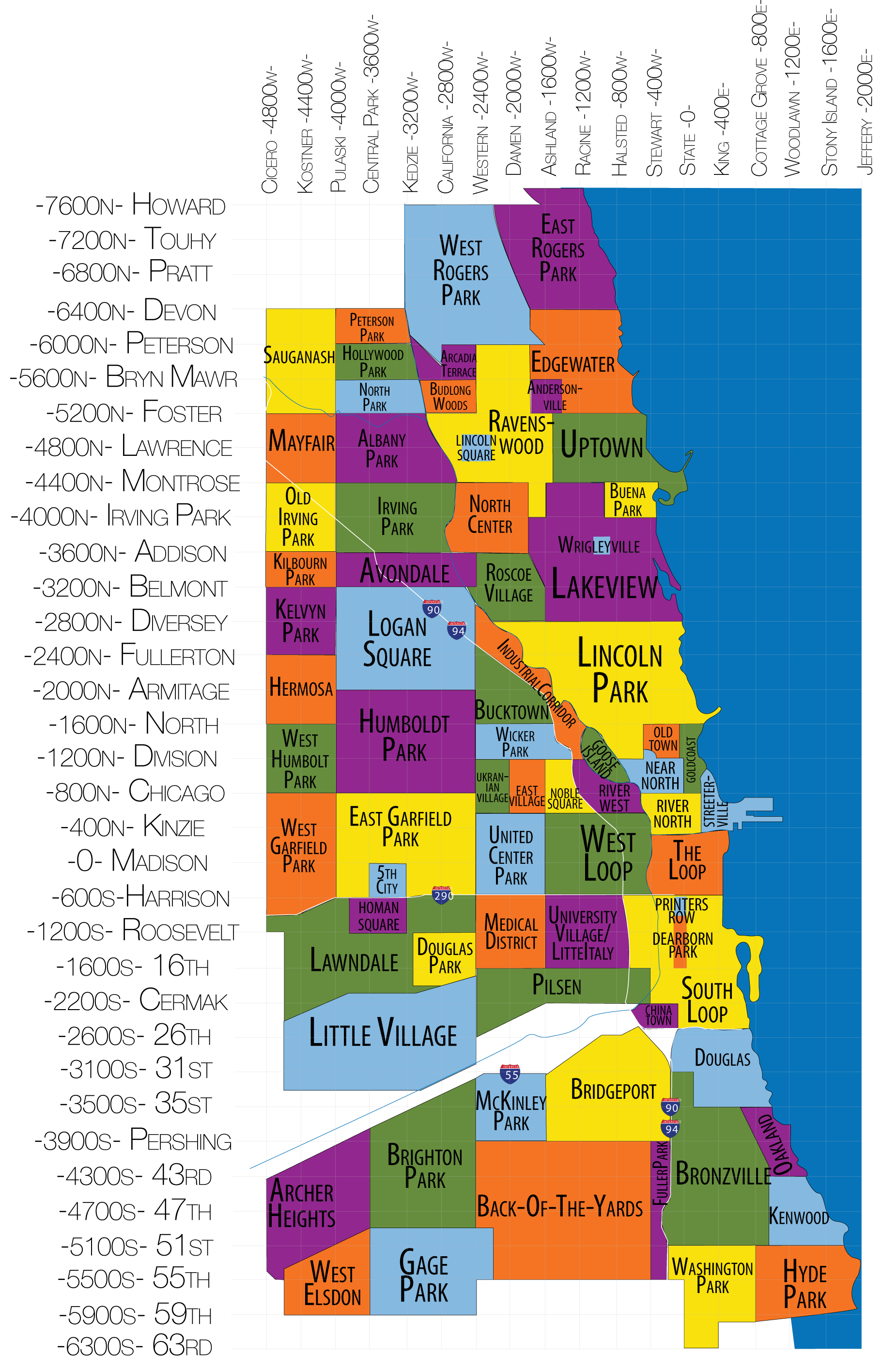 Chicago Chicago Neighborhoods Map Chicago Map Chicago - vrogue.co